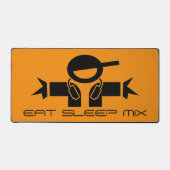 Eat Sleep Mix extra large mouse pad for music DJ Schreibtischunterlage (Vorderseite)
