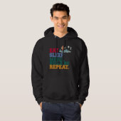 Eat Sleep Model Building Repeat Model Builder Arch Hoodie (Vorne ganz)