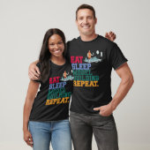 Eat Sleep Model Building Repeat Model Builder Arch T-Shirt (Unisex)