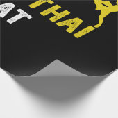Eat Sleep Muay Thai Repeat Gift Geschenkpapier (Ecke)