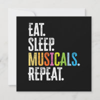 Eat Sleep Musicals Wiederholung Schauspielerin Sän