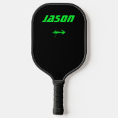 Eat Sleep Paddle Repeat - Customizable Pickleball (Rückseite)