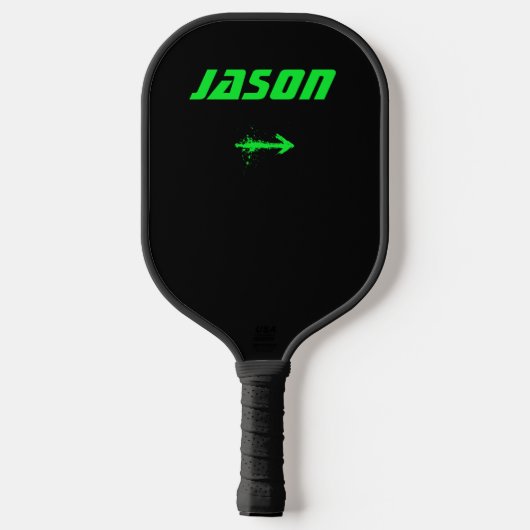 Eat Sleep Paddle Repeat - Customizable Pickleball (Rückseite)