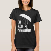 Eat Sleep Paragliding Repeat  Men Paraglider Adven T-Shirt (Vorderseite)