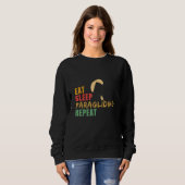 Eat Sleep Paragliding Repeat Paragliding Skydiver Sweatshirt (Vorne ganz)