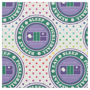 Eat Sleep Pickelball Wiederholung Stoff