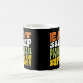 Eat Sleep Pickleball wiederholen Kaffeetasse (Mittel)