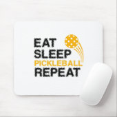 Eat Sleep Pickleball Wiederholung Player Funny Mousepad (Mit Mouse)