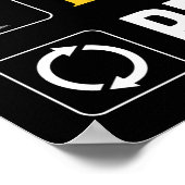 Eat. Sleep. Pina Coladas. Repeat.  Poster (Ecke)