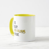 Eat. Sleep. Pina Coladas. Repeat.  Tasse (Vorderseite Links)