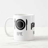 eat.sleep.plan Hochzeit Kaffeetasse (Links)