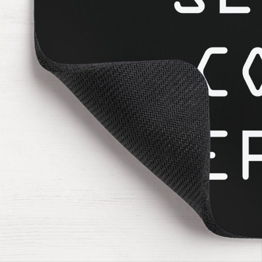 EAT SLEEP REPEAT-CODE MOUSE pad for Programmierung Mousepad (Ecke)