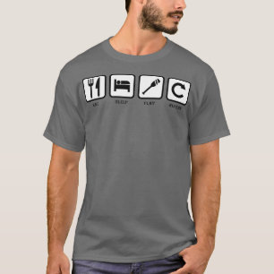 Eat Sleep Row Wiederholung 7 T-Shirt