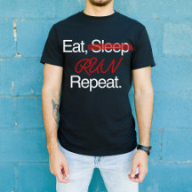 Eat Sleep Run Repeat, Motivierend Runner Gift