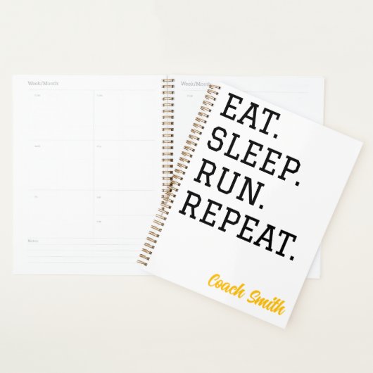 Eat Sleep Run Repeat Planner Planer (Anzeige)