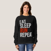 Eat Sleep Run Repeat Runner Gift Shirt pRGlK (Vorne ganz)
