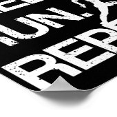 Eat Sleep Run Wiederholung Marathon Runner Joggen  Poster (Ecke)