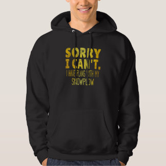 Eat Sleep Schneepflug Wiederholen - Gold Text Schn Hoodie