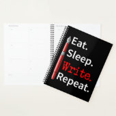 Eat Sleep Schreiben Repeat Writer Planer (Anzeige)