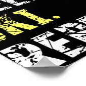 Eat Sleep Ski Repeat - Fun Ski Geschenk Poster (Ecke)