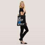 Eat Sleep Ski Repeat Skipass Tasche (Am Model)