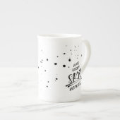 Eat Sleep Ski Repeat - Specialty Mug Porzellantasse (Vorderseite Rechts)