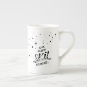Eat Sleep Ski Repeat - Specialty Mug Porzellantasse (Rechts)