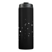 Eat Sleep Ski Repeat Thermal Tumbler Thermosbecher (Vorderseite)