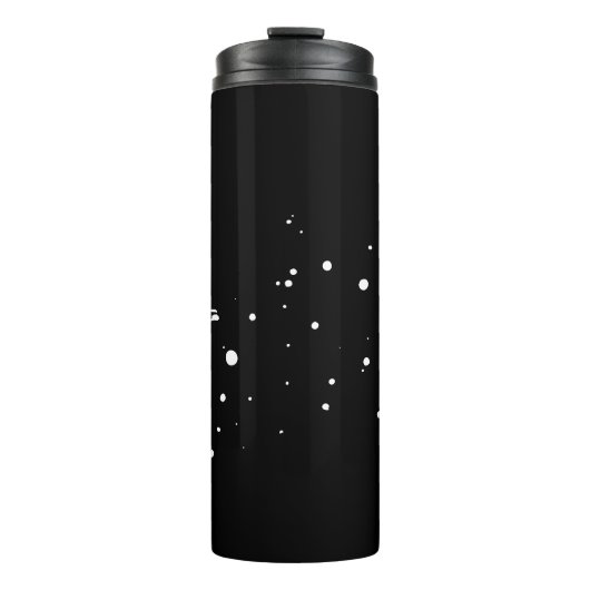 Eat Sleep Ski Repeat Thermal Tumbler Thermosbecher (Vorderseite)