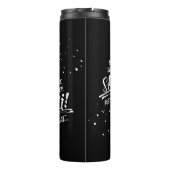 Eat Sleep Ski Repeat Thermal Tumbler Thermosbecher (Rückseite)