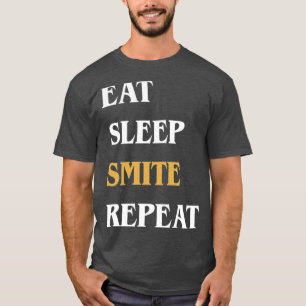 Eat Sleep Smite Repeat Funny Paladin T-Shirt