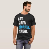 Eat Sleep Snorkel Repeat T-Shirt (Vorne ganz)
