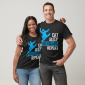 Eat Sleep Snowboard Repeat Funny Winter T-Shirt (Unisex)