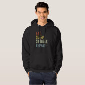 Eat Sleep Snuggle Repeat Snuggling Hoodie (Vorne ganz)