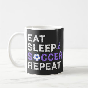 Eat+Sleep+soccer+Repeat Kaffeetasse