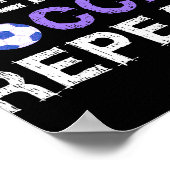 Eat+Sleep+soccer+Repeat Poster (Ecke)