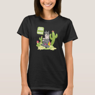 Eat Sleep Spit Wiederholung Llama Vicuna Guanaco Z T-Shirt