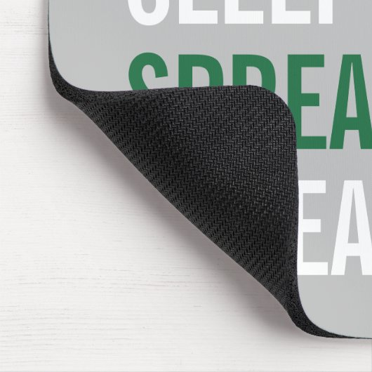 Eat Sleep Spreadsheet Repeat Funny Accounting Mousepad (Ecke)
