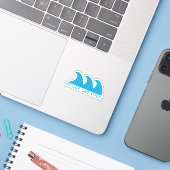 Eat Sleep Surf Repeat Aufkleber (Laptop mit iPhone)
