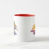 Eat Sleep Surf Wiederholung Cooles Geschenk für Su Tasse (Zentrum)