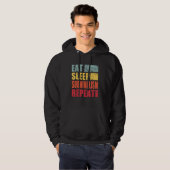 Eat Sleep Survivalsim Repeat Hoodie (Vorne ganz)