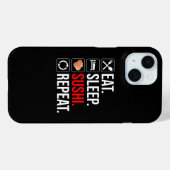 Eat. Sleep. Sushi. Repeat Case-Mate iPhone Hülle (Rückseite (Horizontal))
