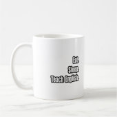 Eat Sleep Teacher Englisch Kaffeetasse (Links)