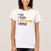 Eat. Sleep. Tiki Bars. Repeat T-Shirt (Vorderseite)