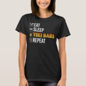 Eat. Sleep. Tiki Bars. Repeat T-Shirt (Vorderseite)