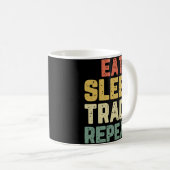 Eat Sleep Trade Repeat Day Stock Trading Trader Gi Kaffeetasse (VorderseiteRechts)