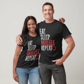 Eat Sleep Ukulele Repeat T-Shirt (Unisex)