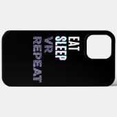 Eat Sleep VR Repeat Virtual Reality Video Game PC Case-Mate iPhone Hülle (Rückseite (Horizontal))
