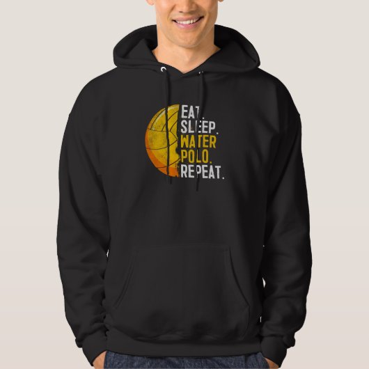 Eat Sleep Water Polo Repeat Swimming Sport Humor (Vorderseite)