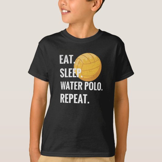 Eat Sleep Water Polo Wiederholung Wasser Polo Play (Vorderseite)
